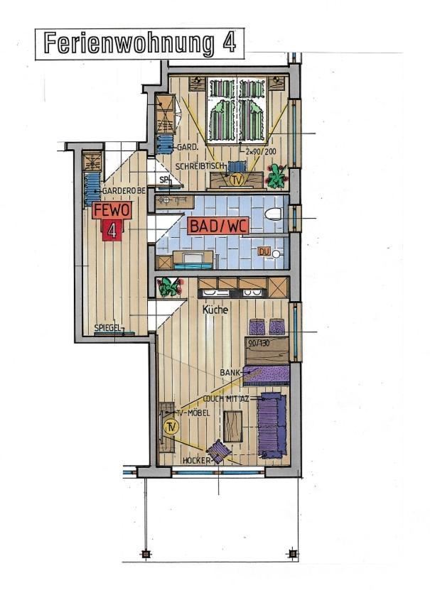 Koenigsblick Poppler Apartment Hopferau Bagian luar foto
