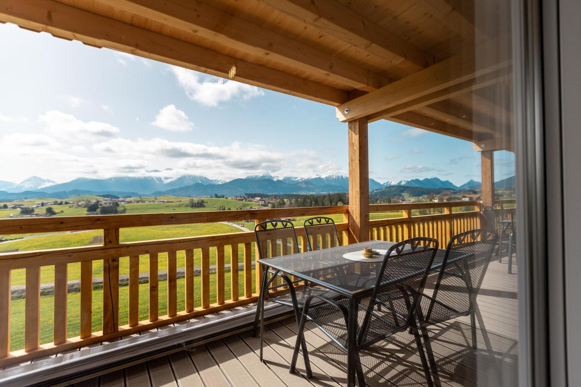 Koenigsblick Poppler Apartment Hopferau Bagian luar foto