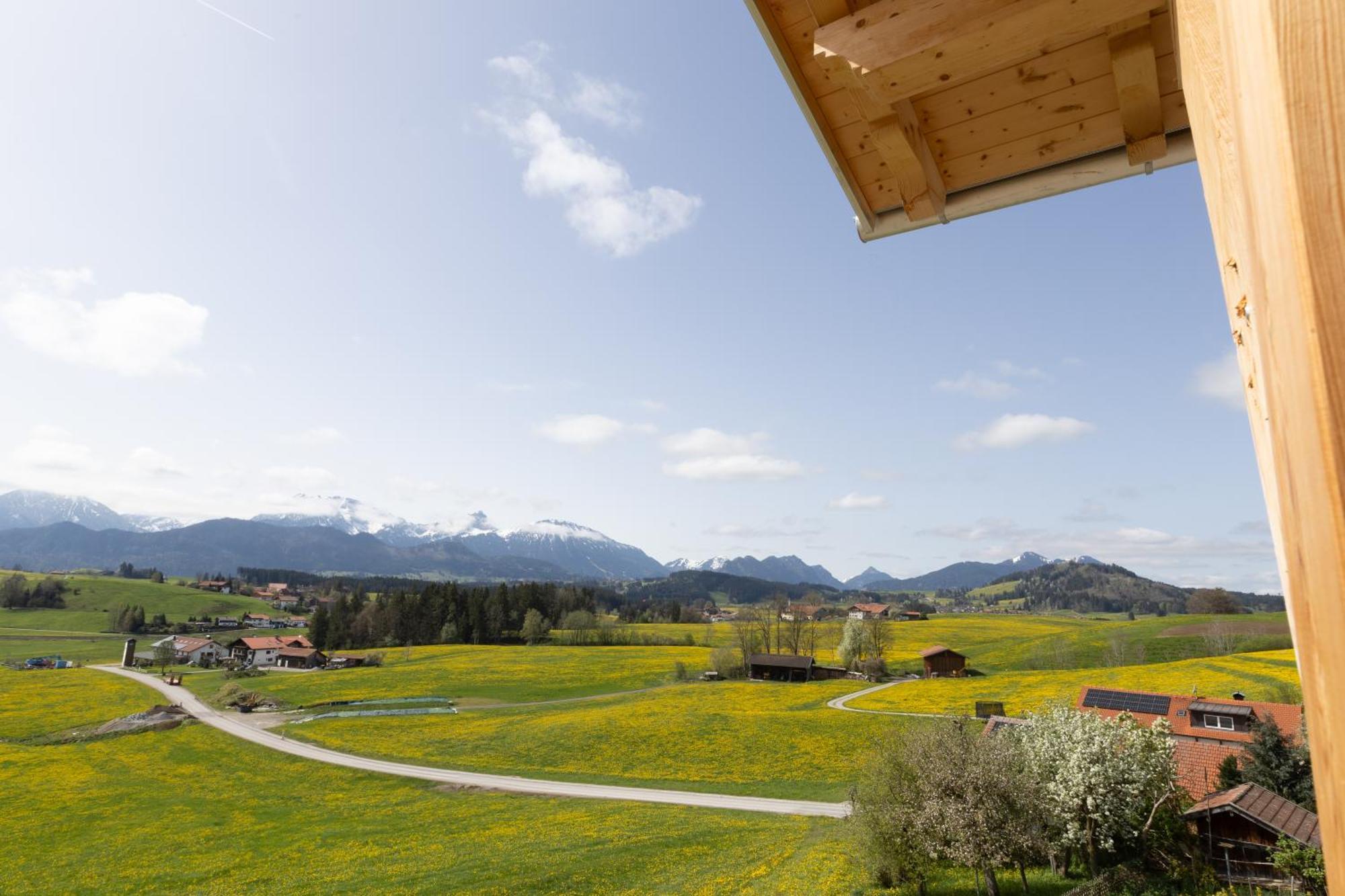 Koenigsblick Poppler Apartment Hopferau Bagian luar foto