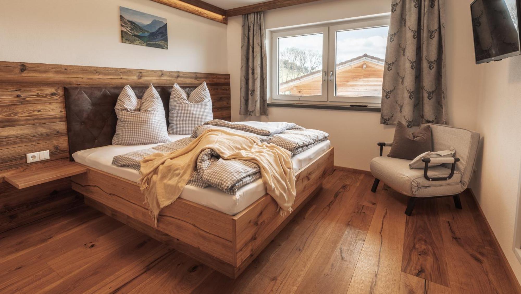 Koenigsblick Poppler Apartment Hopferau Bagian luar foto