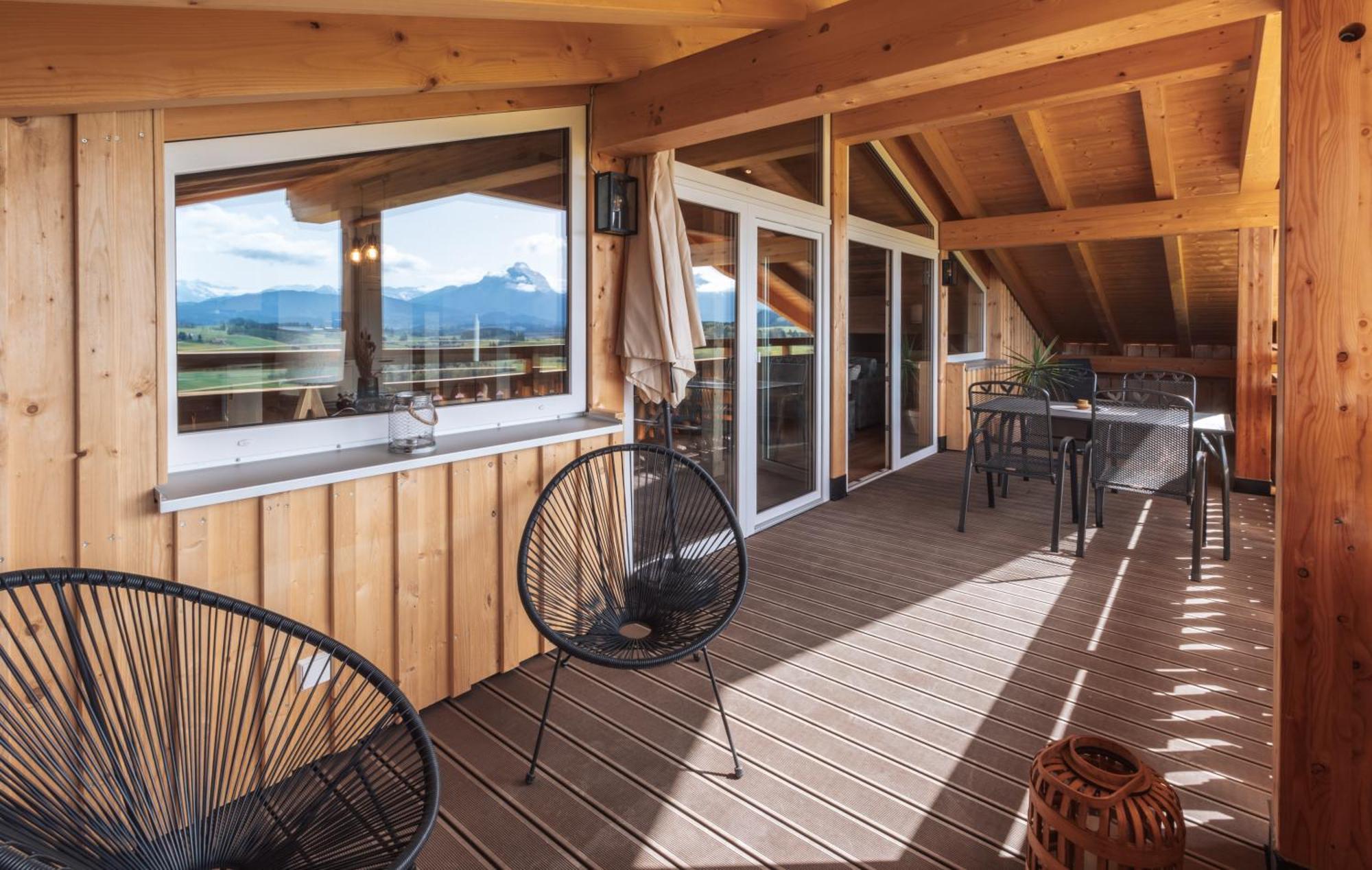 Koenigsblick Poppler Apartment Hopferau Bagian luar foto