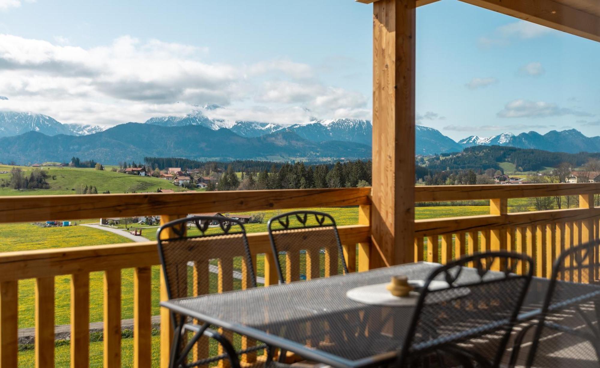 Koenigsblick Poppler Apartment Hopferau Bagian luar foto
