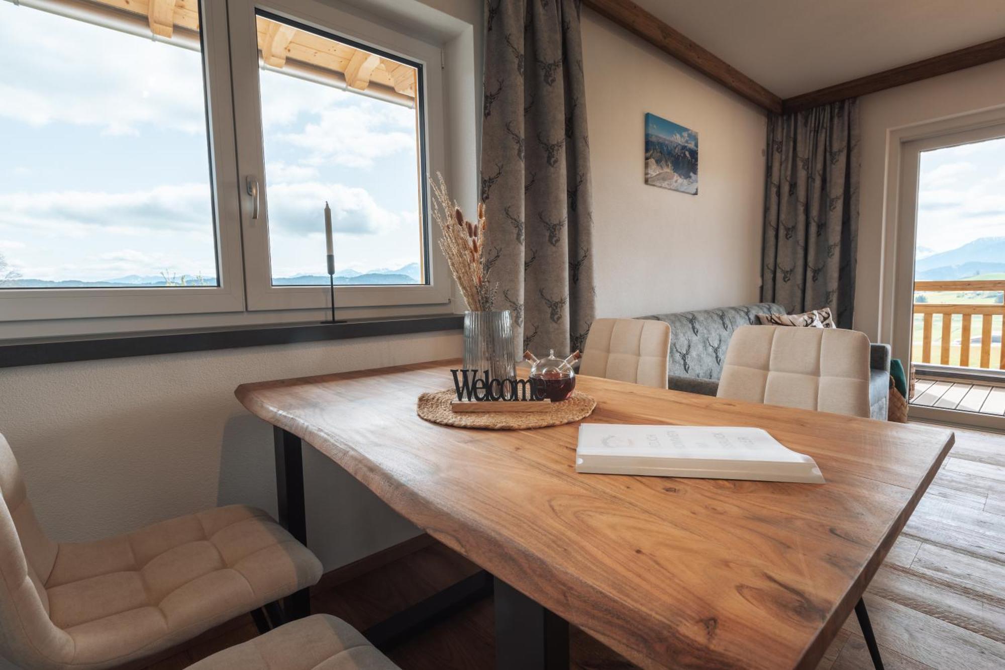 Koenigsblick Poppler Apartment Hopferau Bagian luar foto